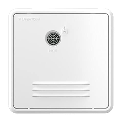 FURRION LLC 2021123994 16.1 x 16.1 White Retrofit Door for Tankless RV Water Heating Syste... - front view