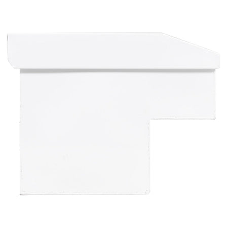 Weather Guard Weather Guard Model 185-3-04 41in Lo-Side Truck Box, Steel, White, 3.0 cu ft capacity - Outdoor Depot