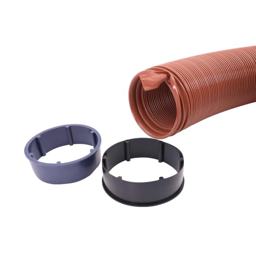VALTERRA LLC D04-0040 Valterra 20-Foot EZ-Flush RV Sewer Hose, Heavy Duty Universal Sewer... product image