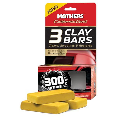 MOTHERS 7242 California Gold 3 Clay Bars, 3 100-gram (0) product image