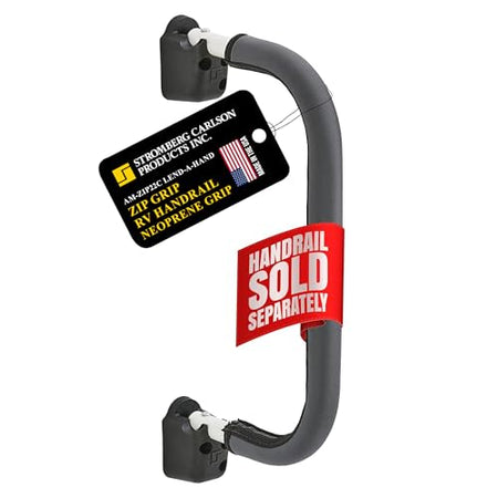 STROMBER AM-ZIP22C g Carlson  Lend-A-Hand Zip Grip - RV Handrail Neoprene Grip Cover w... product image