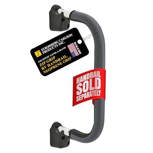 STROMBER AM-ZIP22C g Carlson  Lend-A-Hand Zip Grip - RV Handrail Neoprene Grip Cover w... product image