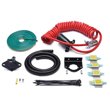 ROADMASTER 15267 All in One Towed Vehicle Wiring Kit with 7-to-6 Wire Power Cord | E... product image