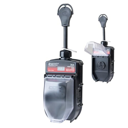 PROGRESSIVE EMS-PT30X Industries  Portable RV Surge Protector, Black, 30 Amp product image