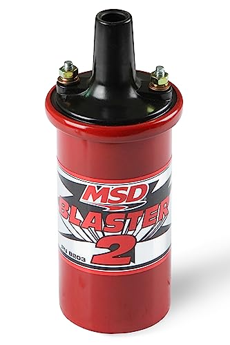MSD CO. MSD-8203 MSD 8203 Ignition Coil Blaster 2 Series (w/ballast resistor), Red, ... product image