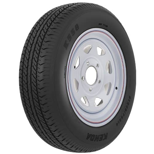 AMERICANA 35088 Kenda  Tire and Wheel -  - ST205/75R15 C/5H SPK WH W/STR, (Each) product image