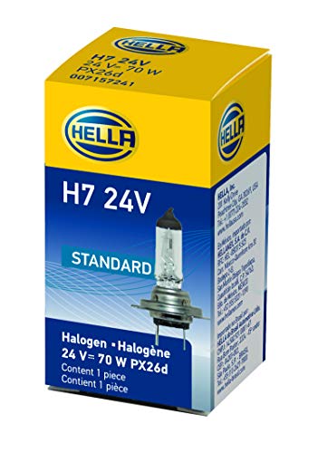 Hella HELLA H7 24V Standard Halogen Bulb, 70W,Standard - 70W - Outdoor Depot