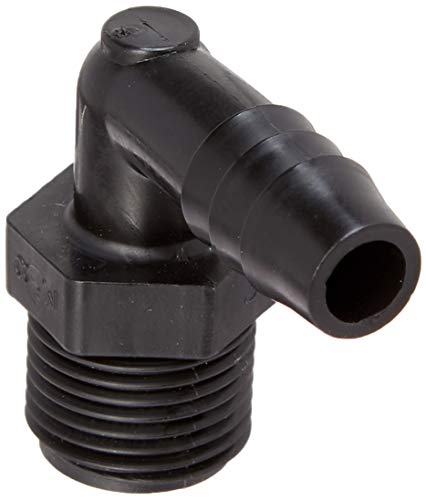 VALTERRA LLC RF835 Valterra  3/8 Male Pipe Thread x 3/8 Barb Elbow Fitting , Black product image
