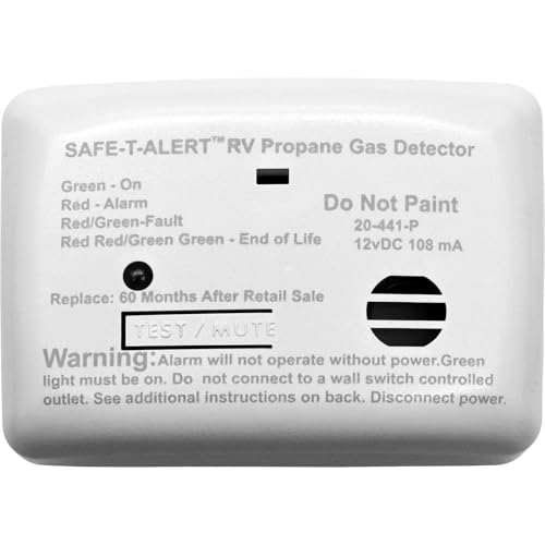 MTI INDUSTRY 20441WT Safe T Alert 20 Series Mini LP Gas Alarm - Propane Alarm - Surface ... product image