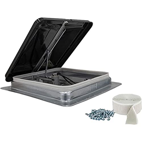 HENG'S IND 74112A-C1G1 Heng's  Universal RV Roof Vent with 12V DC Fan & Exchange Lid - 14 ... product image