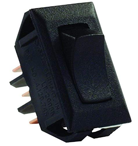 JR PRODUCTS 12665 Black SPDT On/Off/On Switch product image