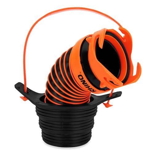 CAMCO 39319 Flexible 3-in-1 RV Sewer Hose Adapter & Drain Seal - Easily Connect... product image