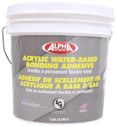 LIPPERT COMP 2020002238 Alpha Systems 8011 Acrylic Water Based Bonding Adhesive - 1 Gallon product image