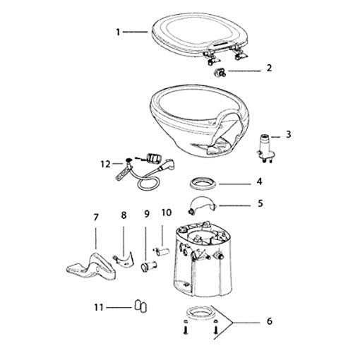 DAVE CARTER 42036 50258 TH SEAT AND COVER WHITE AM product image