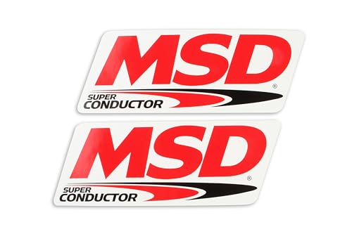 MSD MSD 32819 Super Conductor Spark Plug Wire Set, Red - Outdoor Depot