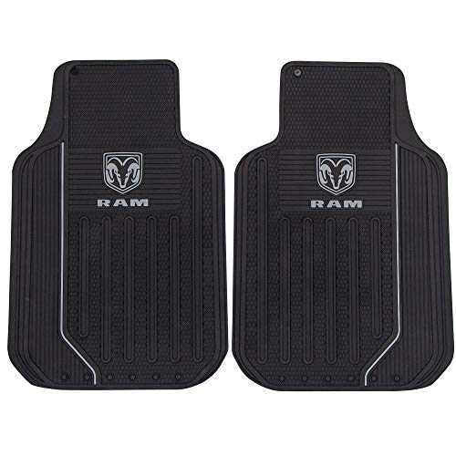 PLASTICOLOR 001599R25 RAM Elite Front Floor Mats - Gray Logo product image