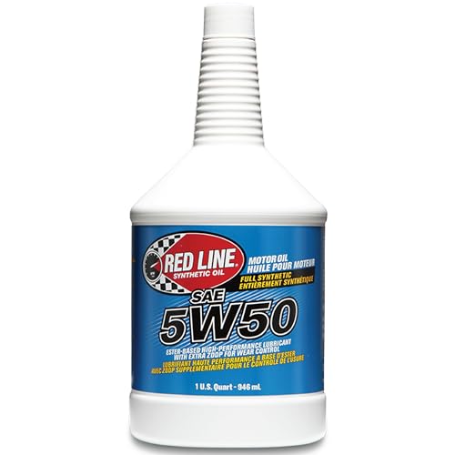 RED LINE 11604 SAE 5W50 Fully Synthetic Motor Oil - 1 Quart product image