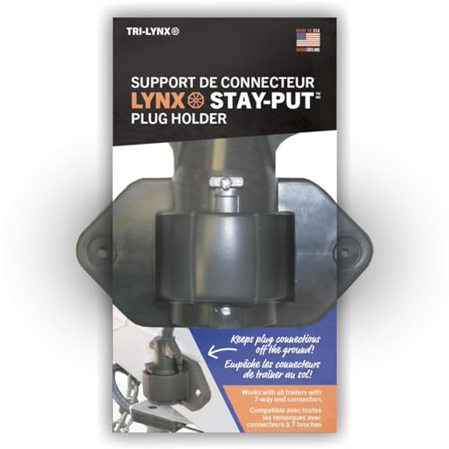 TRI-LYNX 8200B Lynx Stay-Put Plug Holder, Black product image