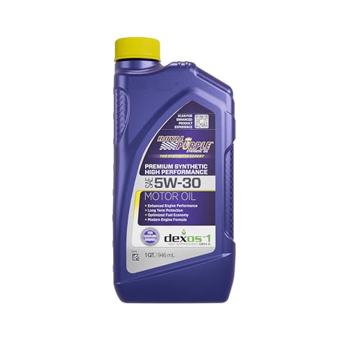ROYAL PURPLE 01530 API-Licensed SAE 5W-30 High Performance Synthetic Motor Oil - 1 Qt product image
