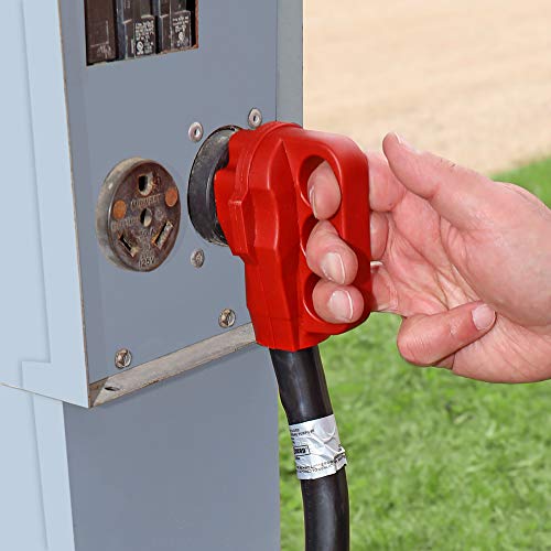 VALTERRA LLC A10-5025EH Valterra  Mighty Cord RV 50-Amp Extension Cord, 25 ft., Red - view 5