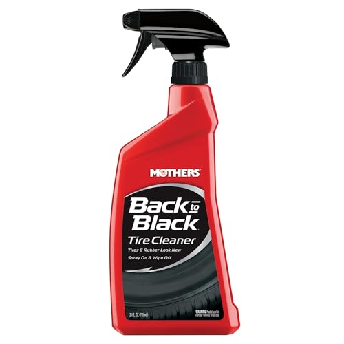 MOTHERS 09324 Back-to-Black Tire Cleaner, 24 oz. () product image