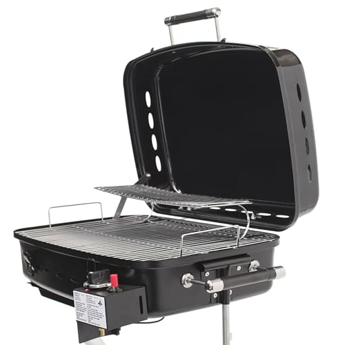 FLAME KING YSNHT500 RV Or Trailer Mounted BBQ - Motorhome Gas Grill - 214 Sq Inch Cooki... product image