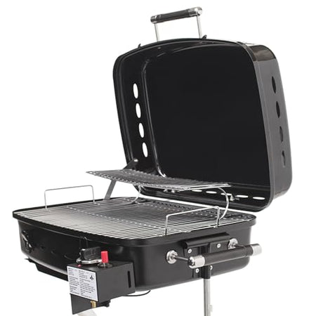 FLAME KING YSNHT500 RV Or Trailer Mounted BBQ - Motorhome Gas Grill - 214 Sq Inch Cooki... product image