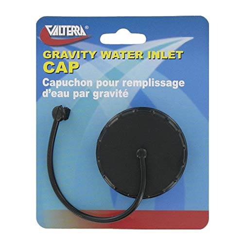 VALTERRA LLC A0120SBKVP Valterra  Black Carded Gravity Water Inlet Cap product image