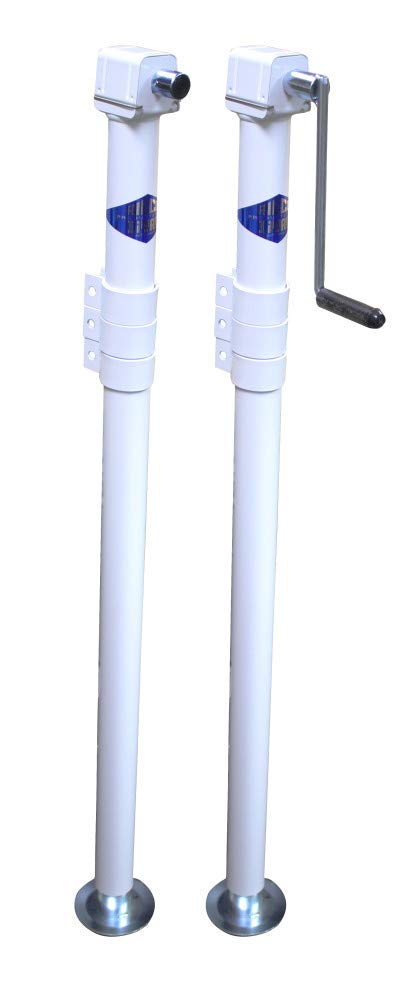 JR Products JR Products 81485 Side Curtain Retainer , White - Outdoor Depot