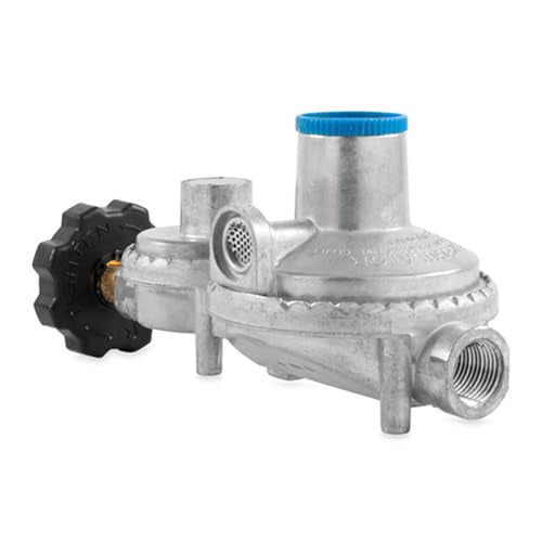 CAMCO 59333 RV Propane Regulator 2 Stage Horizontal Mount with POL, 160000 BTU ... product image