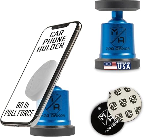 MOB ARMOR MOBN-MX-BLU MobNetic Maxx Magnetic Car Phone Holder Mount, Blue product image