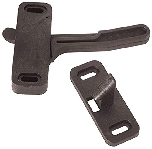 RV DESIGNER E295 Phillips Screen Door Catch, Right Hand, Entry Door Hardware , Black product image