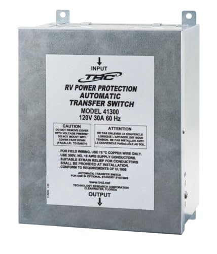 SOUTHWIRE 41300 Hardwire Automatic Transfer Switch - 30 Amp, 120V, 60 Hz, Black product image