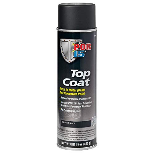 POR 15 45918 POR-15 Top Coat Spray Paint, Direct to Metal Paint, Long-term Sheen... product image