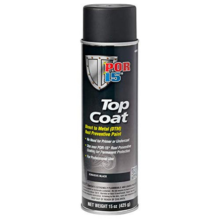 POR 15 45918 POR-15 Top Coat Spray Paint, Direct to Metal Paint, Long-term Sheen... product image