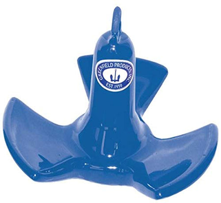 GREENFIELD 530-R Vinyl Coated River Anchor - Royal Blue, 30 lb., 8.75 x 13.5 product image