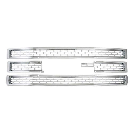 COAST2COAST GI123 CCI Grille Insert , Overlay, 1 Piece, Chrome Plated, ABS Plastic, W... product image