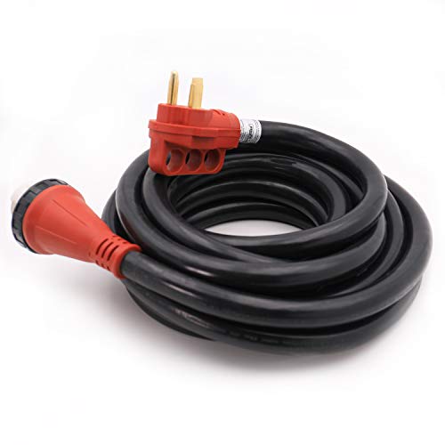 VALTERRA LLC A10-5025EH Valterra  Mighty Cord RV 50-Amp Extension Cord, 25 ft., Red - view 13