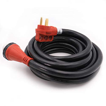 VALTERRA LLC A10-5025EH Valterra  Mighty Cord RV 50-Amp Extension Cord, 25 ft., Red - view 13