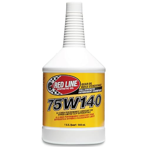 RED LINE 57914 75W140 GL-5 Synthetic Gear Oil for Hypoid Limited Slip Differential... product image