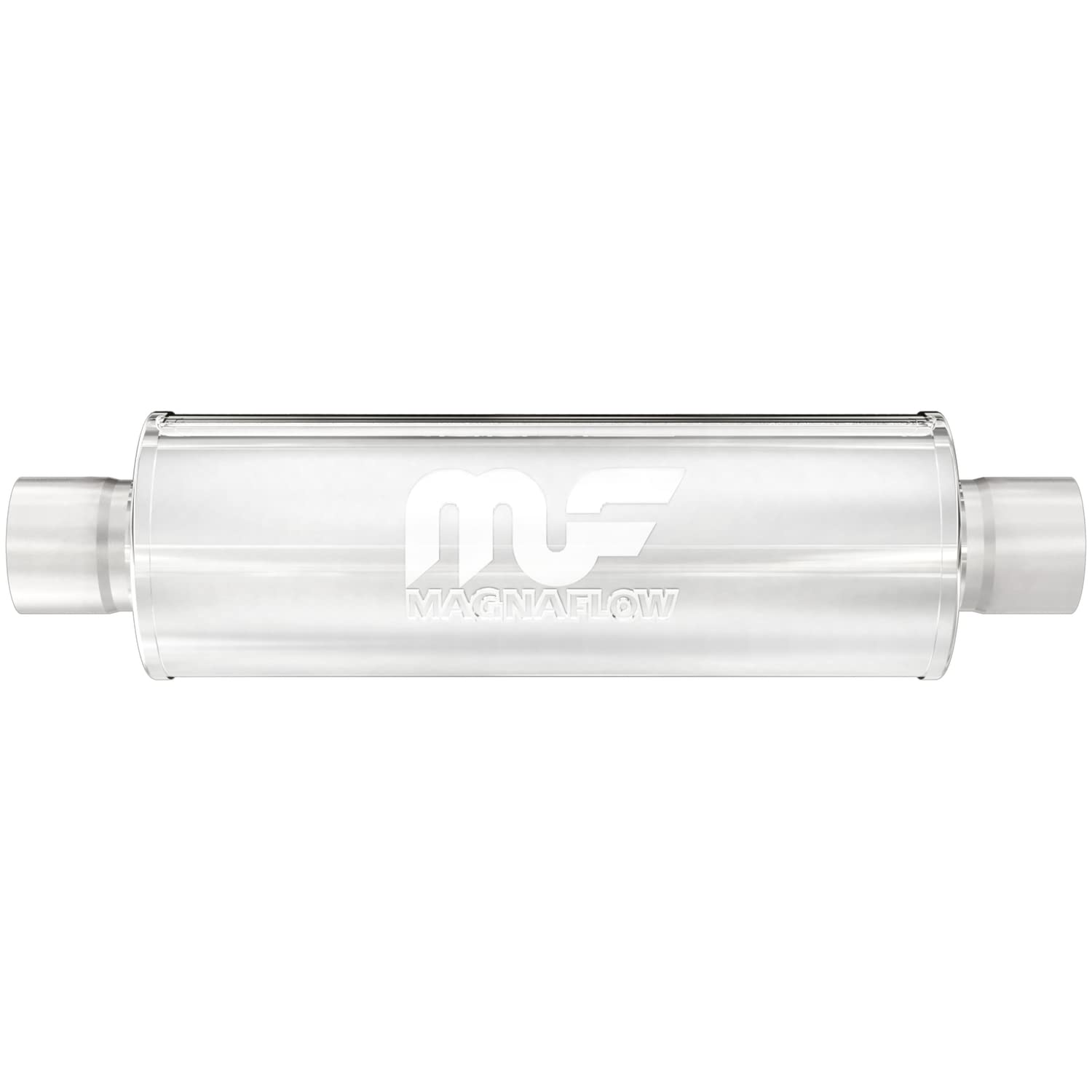 MagnaFlow Exhaust Products MagnaFlow Performance Exhaust Muffler 14419: 3"/3" Inlet/Outlet, 4x4x14" Round, - Outdoor Depot