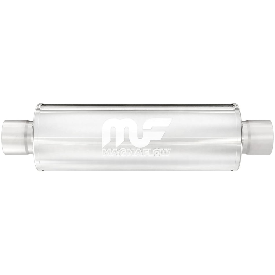MagnaFlow Exhaust Products MagnaFlow Performance Exhaust Muffler 14419: 3"/3" Inlet/Outlet, 4x4x14" Round, - Outdoor Depot