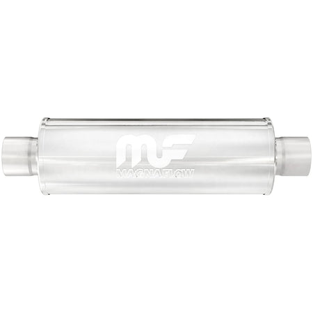 MagnaFlow Exhaust Products MagnaFlow Performance Exhaust Muffler 10415: 2.25"/2.25" Inlet/Outlet, 4x4x14" - Outdoor Depot