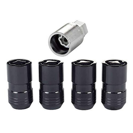 MCGARD 24216 Black Cone Seat Wheel Locks (M14X1.5 Thread Size) - Set of 4 w/Key product image