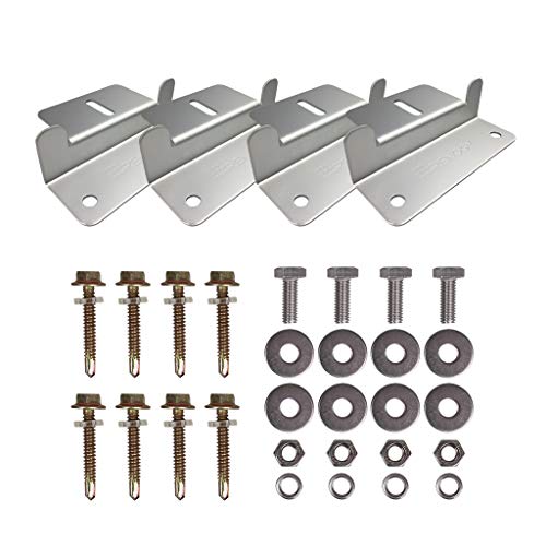 RENOGY MTS-ZB Solar Panel Mounting Z Brackets Lightweight Aluminum Corrosion-Free... product image
