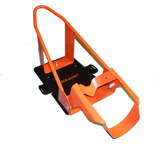 LOCK N LOAD BK100 Lock 'N Load () Orange/Black Deluxe Motorcycle Wheel Chock product image