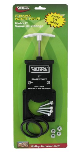 VALTERRA LLC T1002VPM Valterra  Bladex 2 Waste Valve Body with Metal Handle , Black product image