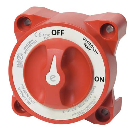 BLUE SEA 9003e-BSS Systems e-Series Battery Switch Single Circuit, On/ Off, 48V DC, 35... product image