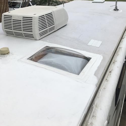 ICON ICON RV Skylight - SL1422DS - Dark Smoke, Fits 14"x22" Openings, 16"x26" Overall, Outer Dome Skylight - Outdoor Depot