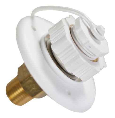 Aquapro Aqua Pro 27895 Polar White Plastic Surface Mounting Flange with 1/2" Male Pipe Thread - Outdoor Depot